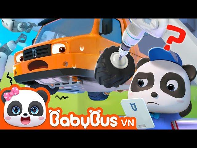 Sửa chữa xe kéo | Thợ sửa chữa Kiki và Miumiu | Nhạc thiếu nhi vui nhộn | BabyBus