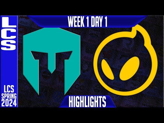 DIG vs IMT Highlights | LEC Winter 2024 Week 1 Day 1 | Dignitas vs Immortals