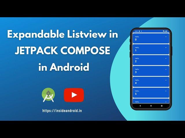 Expandable ListView in Android - Jetpack Compose Tutorial