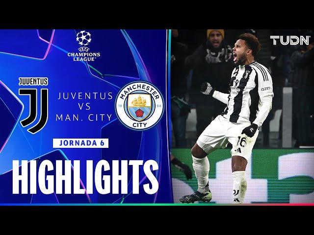 HIGHLIGHTS - Juventus vs Manchester City | UEFA Champions League 24/25 | TUDN