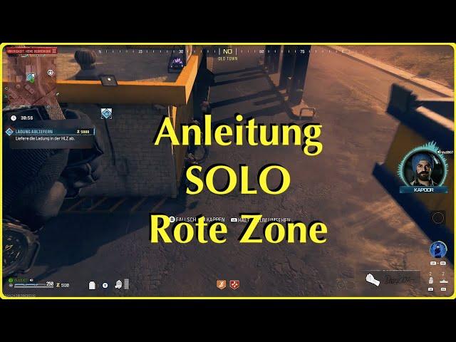 Cod MW3 Zombie Rote Zone SOLO Aufträge, Baupläne farmen  leicht gemacht