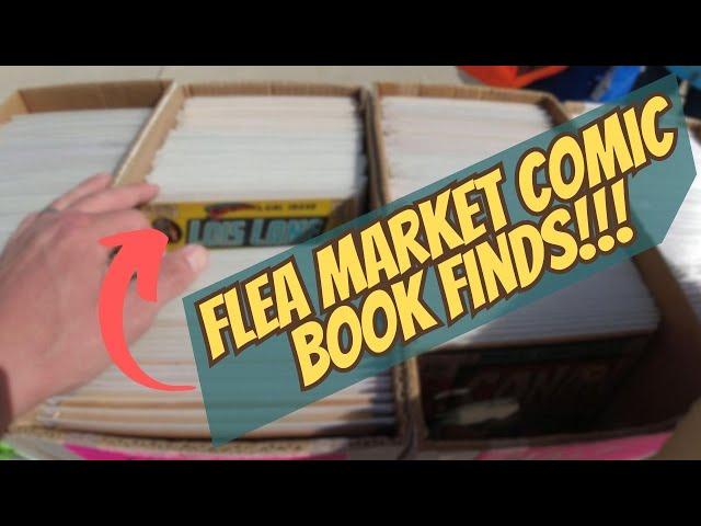 Hunting For Comic Books At An Outdoor Flea Market!