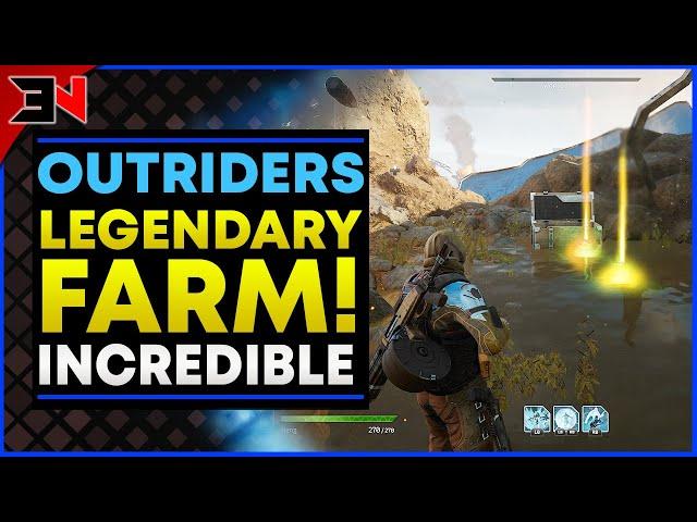 OUTRIDERS BEST LEGENDARY FARM - FAST & EASY - Outriders Legendary Weapons