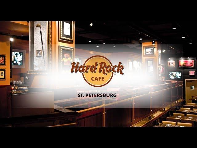 VLOG 41. Обзор легендарного бара Hard Rock Cafe St.Petersburg. Магазин, реликвии рок-музыкантов