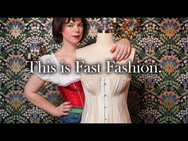 What Sewing a Victorian Corset Taught Me About Fast Fashion (yeah, they're connected)