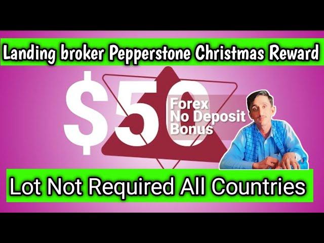 $50 No Deposit Bonus Forex|Pepperstone Forex Broker Update| Forex Trading Update 2025!!