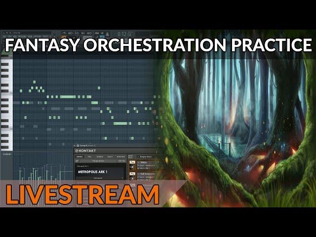Composing From Scratch - Relaxing Fantasy Orchestral Music in FL Studio