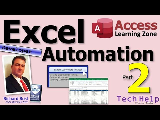 How to Construct an Excel Sheet using VBA Automation from Microsoft Access, Part 2