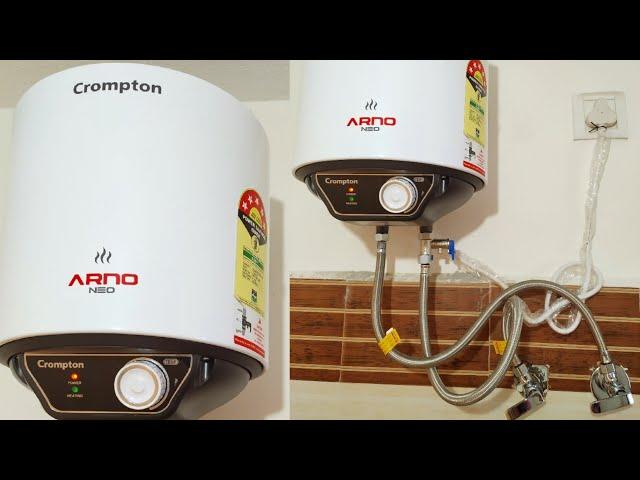 Geyser Installation || Crompton Arno Neo 5 Star Geyser (Water Heater) Review Unboxing And Fitting