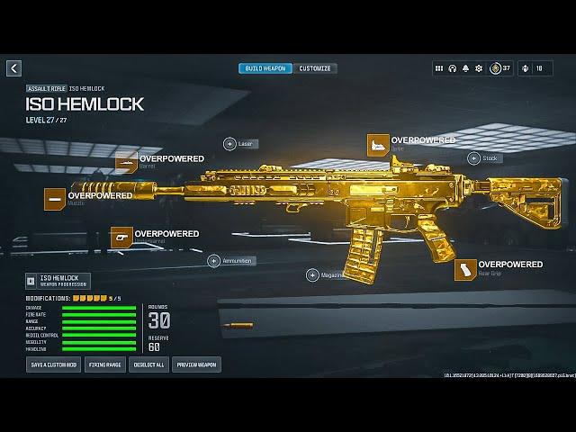 the MW2 ISO HEMLOCK is BROKEN in MW3! (Best ISO HEMLOCK Class Setup) - Modern Warfare 3 Best Class