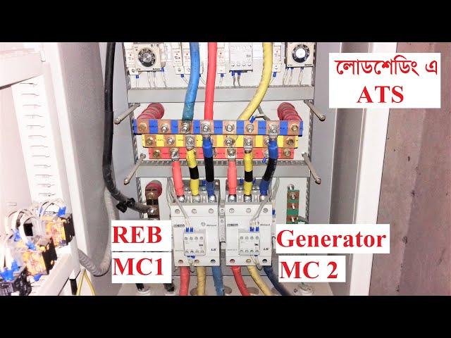 Generator and REB/PDB. ATS Connection. Auto Changeover Switch.  জেনারেটর ও পলি্ল বিদ্যুতে অটো চেন্জ