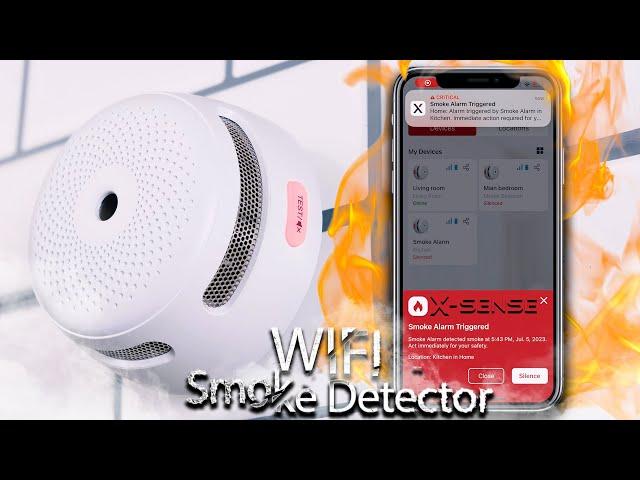 X-Sense Wi-Fi Smoke Alarm Detector - Peace Of Mind Home Security