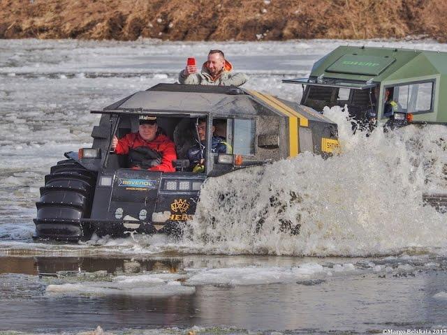 Вездеход Sherp. Эксклюзивное видео