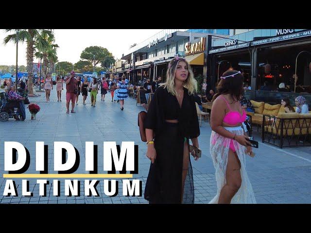 Didim ALTINKUM Evening Walk | August 2022 Türkiye [4K UHD 60 fps]