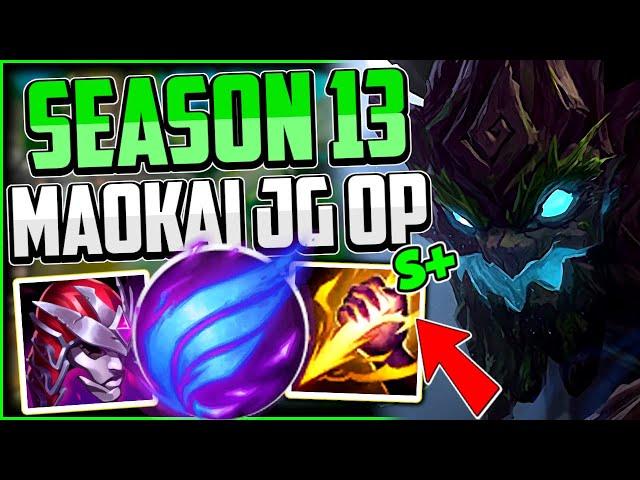 HOW TO PLAY MAOKAI JUNGLE & CARRY FOR BEGINNERS + Best Build/Runes Season 13 League of Legends