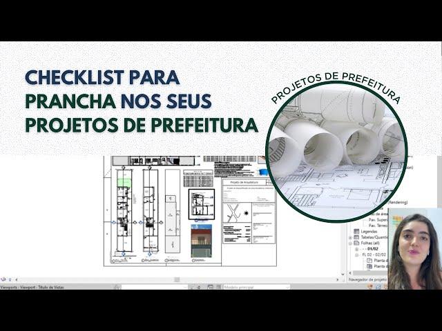 Checklist para Prancha nos seus Projetos de Prefeitura