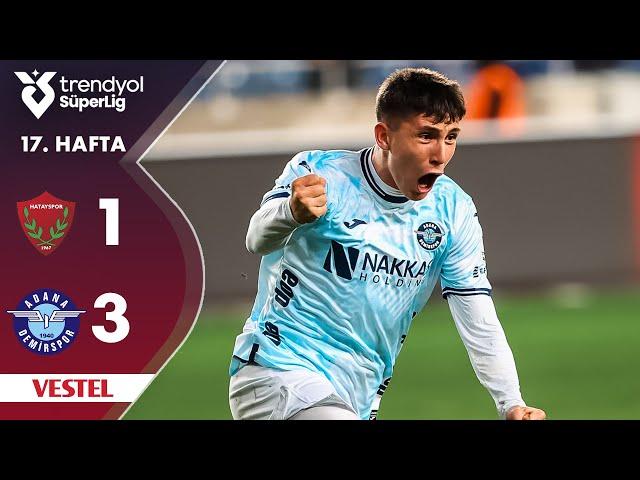 Vestel | Hatayspor (1-3) Adana Demirspor - Highlights/Özet | Trendyol Süper Lig - 2024/25