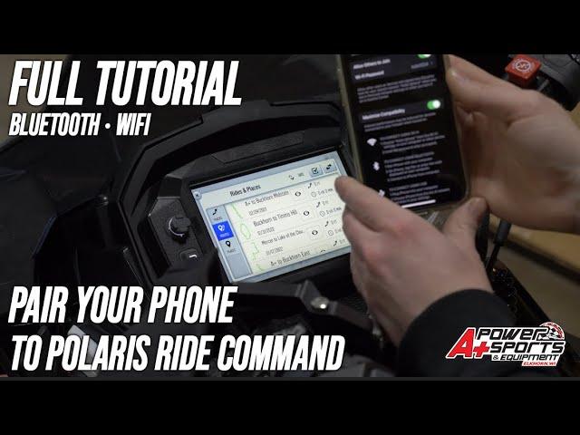 Pair Polaris Ride Command to Your Phone App with WiFi and Bluetooth! Full Tutorial!