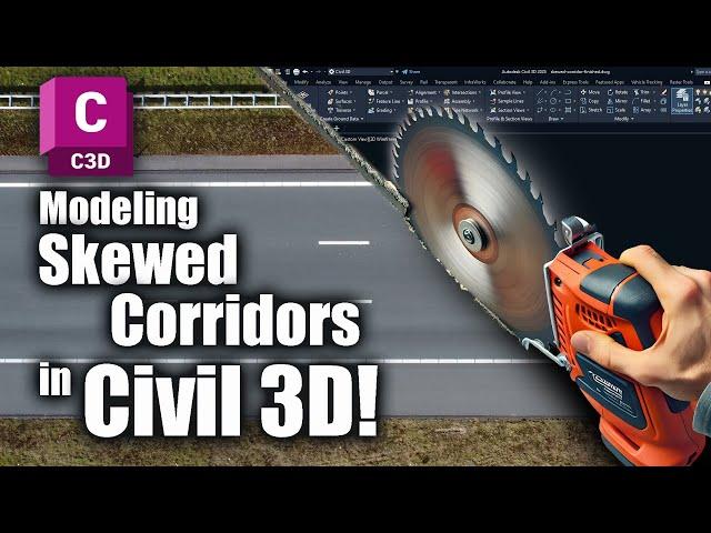 Modeling Skewed Corridors in Civil 3D