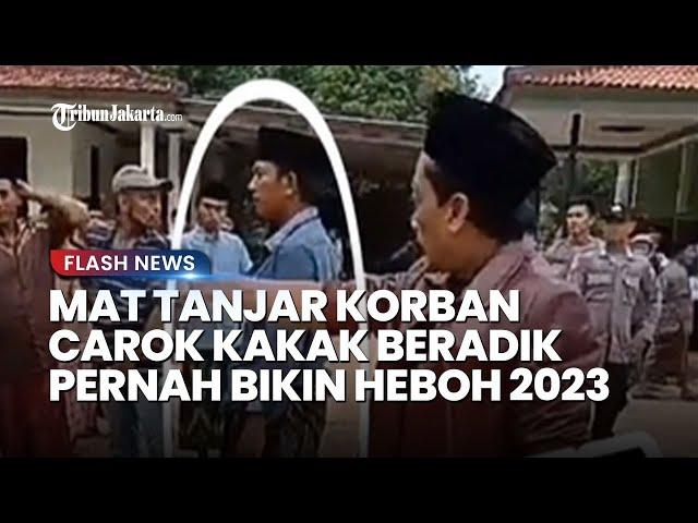 TAMPANG MAT TANJAR yang Tewas saat Carok Lawan Kakak Beradik, Ternyata Pernah Buat Heboh di 2023