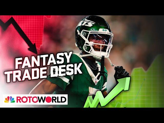 Fantasy Trade Desk: Buy low on Garrett Wilson, sell high on Chuba Hubbard | Rotoworld | NFL on NBC