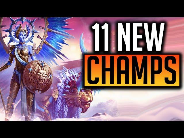 11 NEW CHAMPIONS FOR CHRISTMAS FUSION PATCH! RAID TEST SERVER | Raid: Shadow Legends