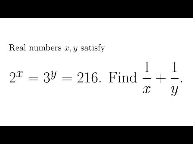 Two Ways to Solve this Problem | NO CALCULATORS