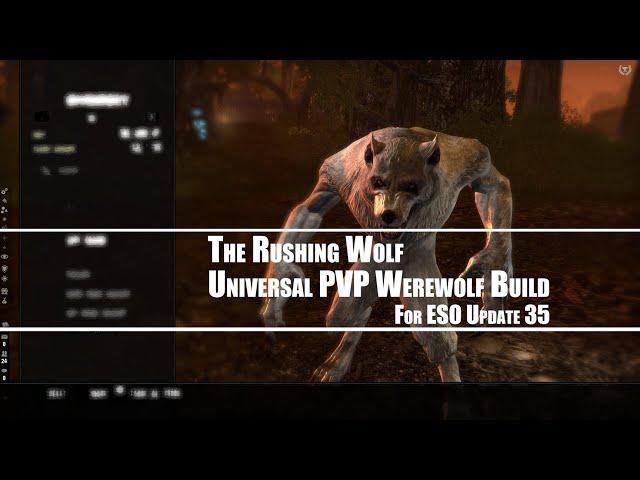 Rushing Wolf Universal PVP Werewolf Build - ESO Werewolf PVP