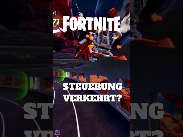 STEUERUNG VERKEHRT! Rocket Racing kopfüber?  #fortnite #rocketracing #short