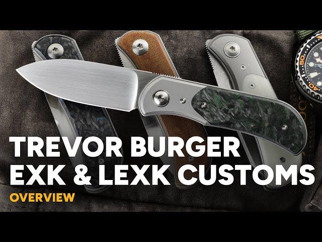 Trevor Burger Custom Knives - EXK & LEXK Front Flipper Overview