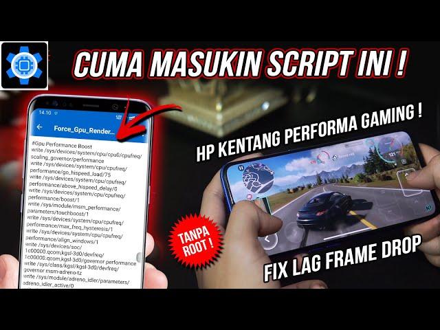 GPU NGACENG DI HP KENTANG Overclock Android No Root - Cara Atasi Lag Saat Main Game di Android