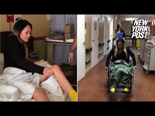 Woman miraculously walks again after a year of paralysis