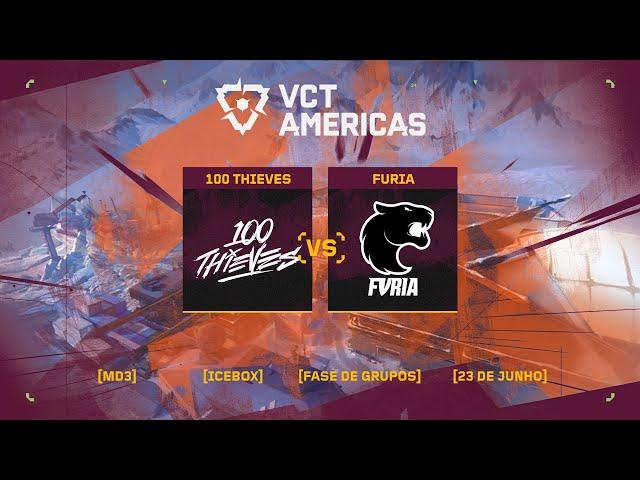 FURIA x 100 Thieves (Mapa 1: Icebox) | VCT Americas