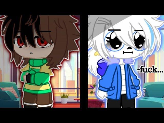 •| Sans ignoring Chara for 24 hours  \ ( Chans ) / {I swear I tried to do it differently} |•