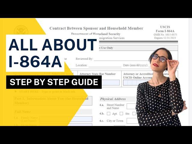 ALL ABOUT I-864A + STEP BY STEP INSTRUCTIONS