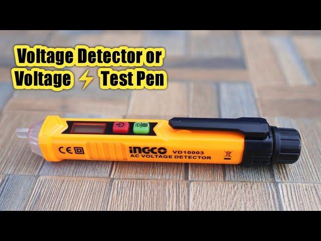 voltage detector||voltage tester||ingco tools||non contact voltage tester||tools reviewer||test pen