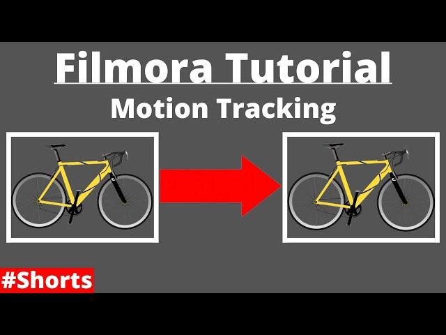 How To Motion Track in Filmora! #Shorts