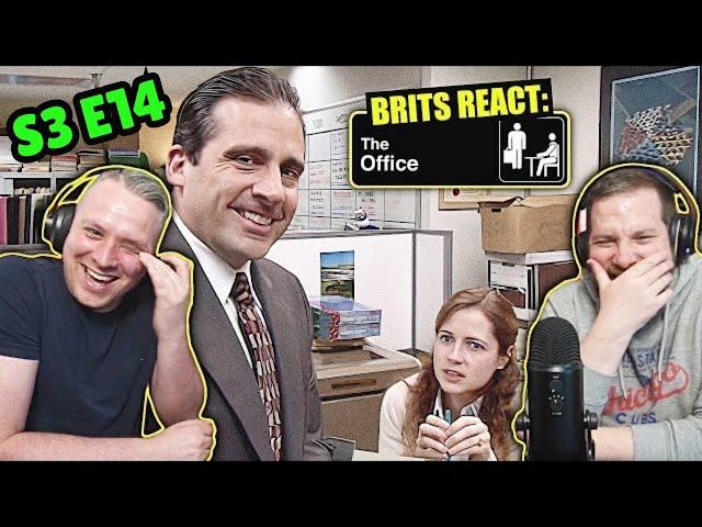 British Guys HILARIOUS The Office Reaction | Season 3 Episode 14 (The Return)