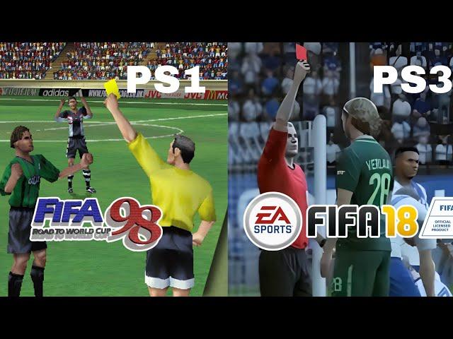 FIFA 98 PS1 Vs FIFA 18 PS3 | Comparison