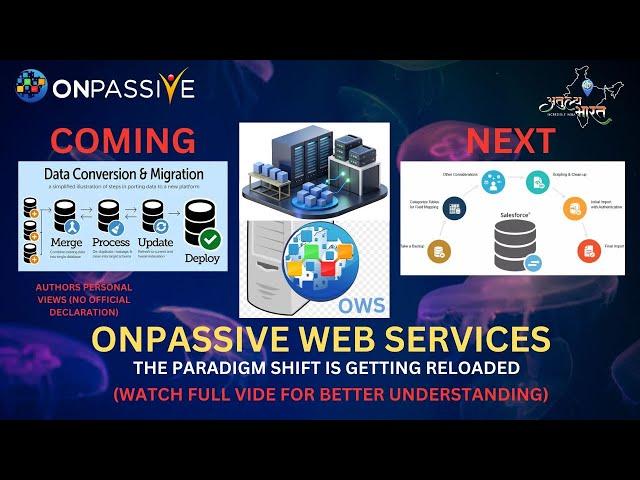 #ONPASSIVE LATEST UPDATES | COMING NEXT | OUR WEB SERVICES