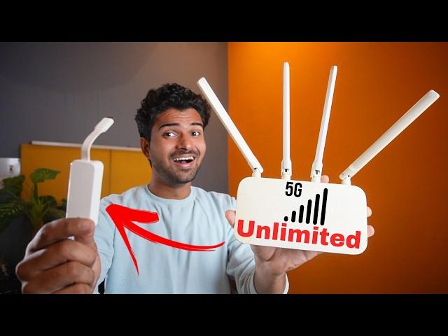 Convert any Router to 5G Router Supporting UNLIMITED Internet | MIX SOLID MEDIA | Type C to RJ45