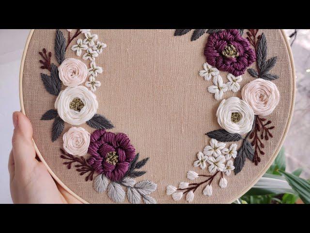 "Spring honey" pattern. March wreath