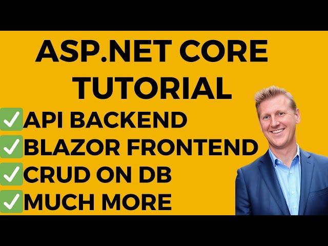 Learn ASP.NET Core 8.0 - Full Course for Beginners [Tutorial]