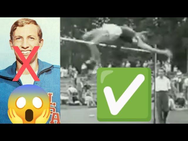 Inventor of the "flop" high jump technique is from Austria!!! Fritz Pingl?! Feldkirch 1959