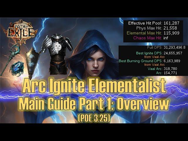 Arc Ignite Elementalist Main Guide Part 1: Overview [PoE 3.25]