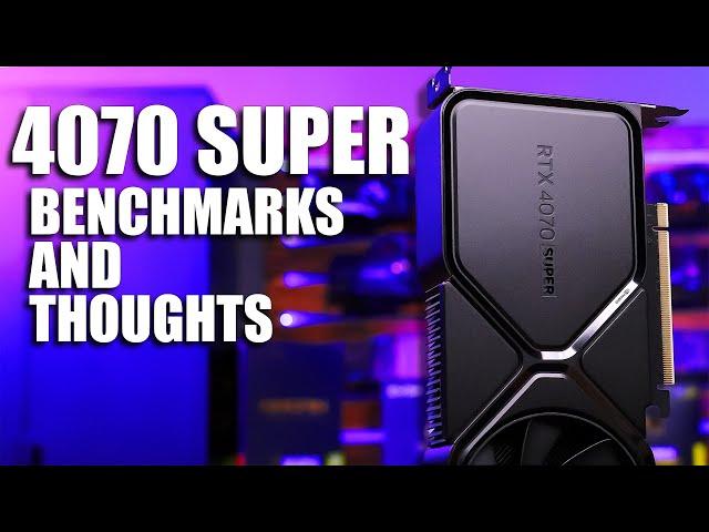 4070 Super Benchmarks! NVIDIA vs AMD...