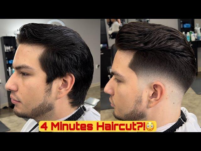 4 MINUTE HAIRCUT!!- BARBER TUTORIAL