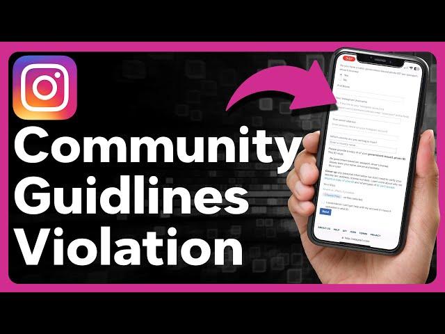 How To Fix Instagram Community Guidelines Violation