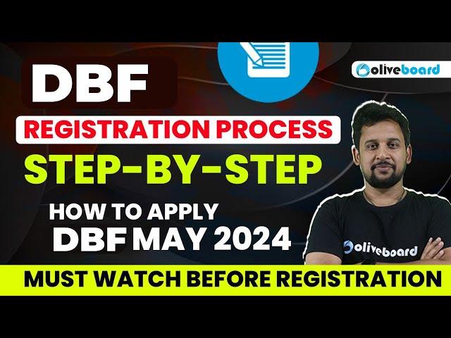 DBF Exam May 2024 | Step By Step Complete Registration Process, Fees & Exam Date By Rajeev Sir