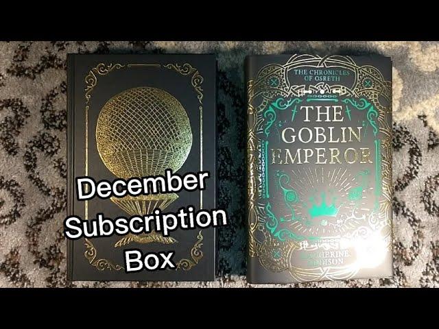 Unboxing The Goblin Emperor by Katherine Addison - Broken Binding December Subscription Box